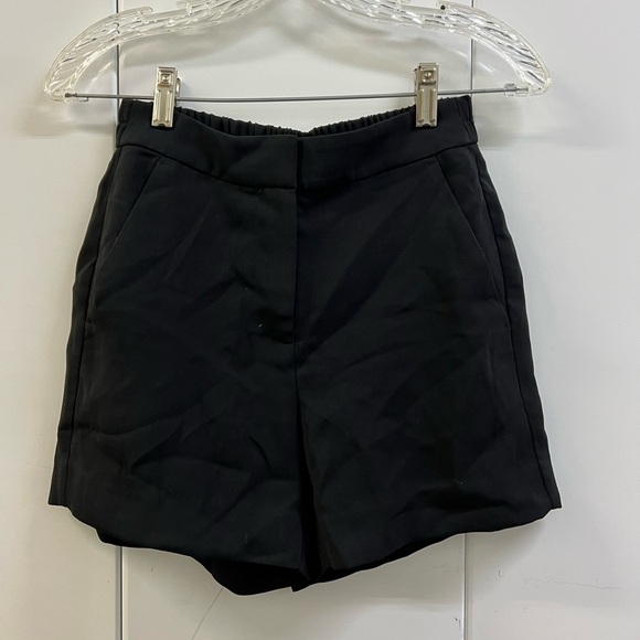 NWT J. Crew High Waisted Black Shorts with Pockets - Picture 1 of 3